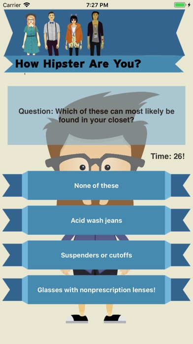 How Hipster Are You? Quiz screenshot 3