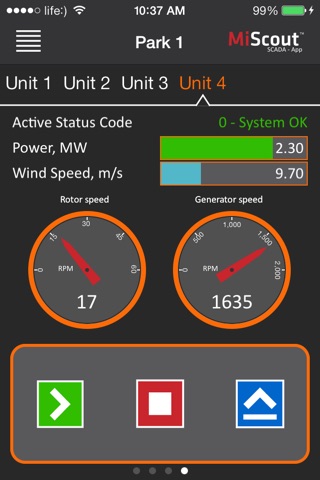 MiScout SCADA App screenshot 2