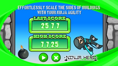 Ninja Hero Climbing Runner screenshot 3