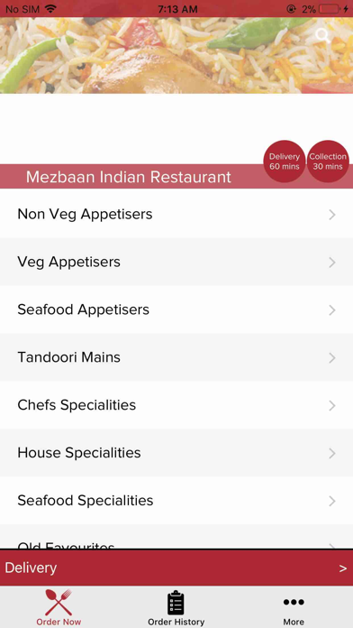 How to cancel & delete Mezbaan Indian Restaurant from iphone & ipad 1