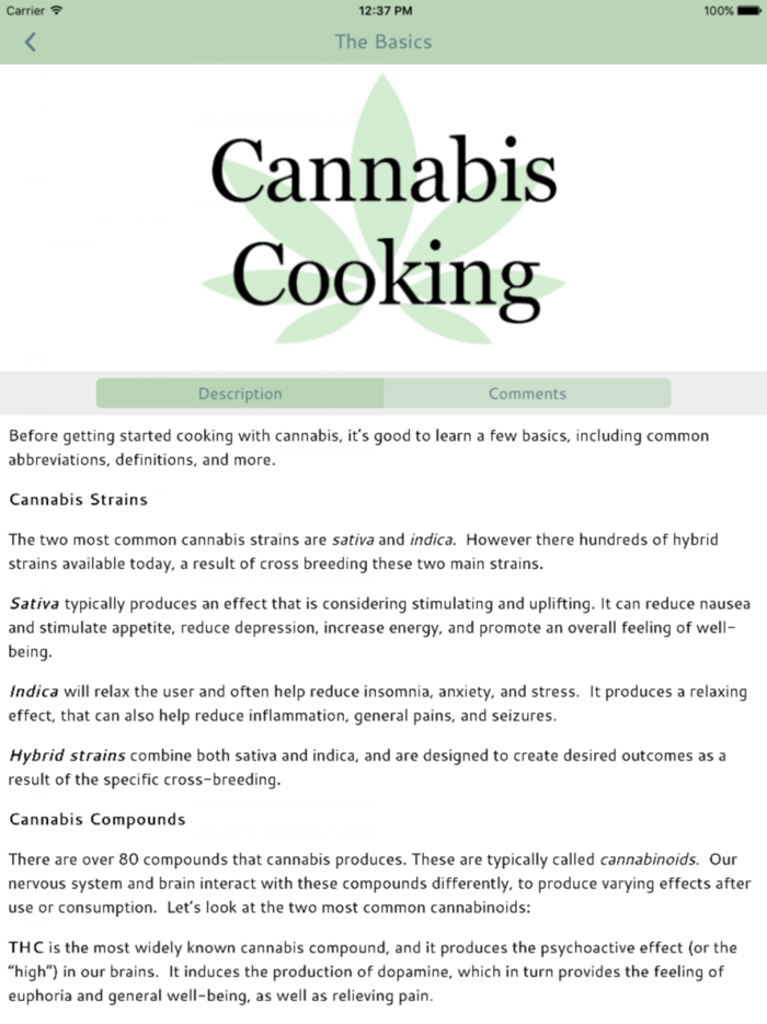 Cannabis Cooking
