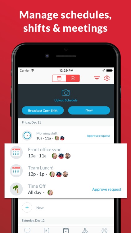 Crew - Group Messaging, Shift Schedule, Tasks