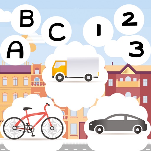 123 & ABC Crazy Car Racing School App For Kids: Great Vehicle and Car Free Game for Small Children and Toddlers:Race Through Various Tasks and Math& Logic Challenges.Learn To Spell,Count,Right&Left,Fi icon