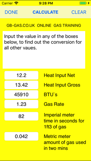 GB Gas Conversion Calculator(圖2)-速報App