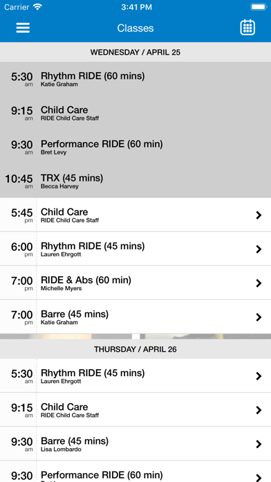 RIDE Spin, Barre & TRX screenshot 3