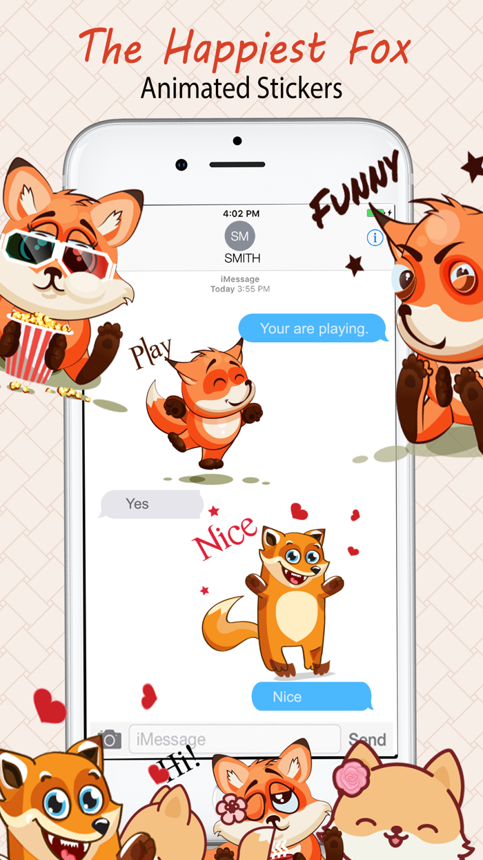 Cute Fox Stickers
