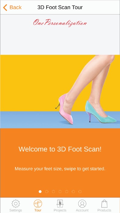 3D Foot Size 1 screenshot 2