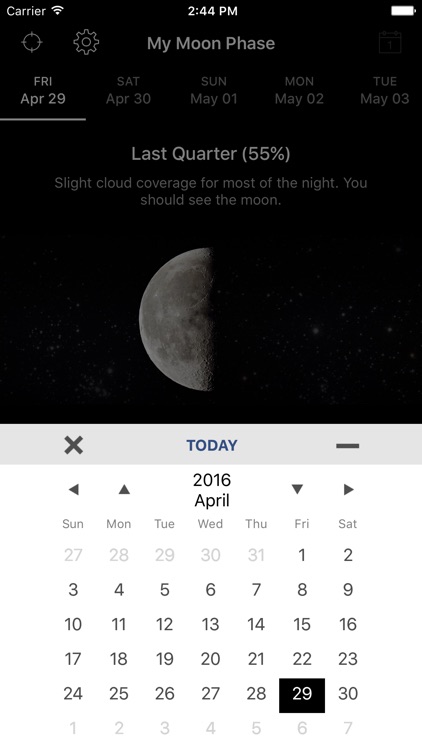 My Moon Phase - Lunar Calendar