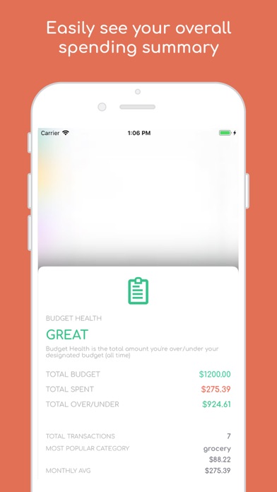 Budgetly - Simple Spending screenshot 4