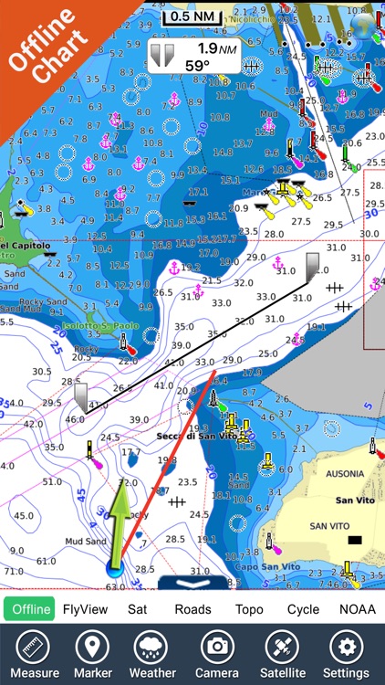 Marine: Puglia HD - GPS Map Navigator
