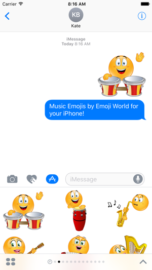 Music Emoji Stickers by Emoji World(圖1)-速報App