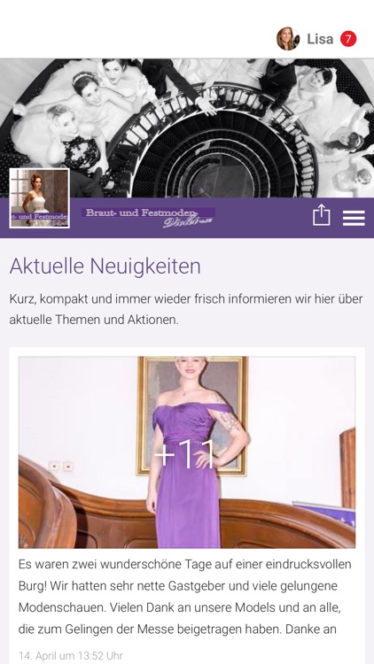 Braut- und Festmoden Violet