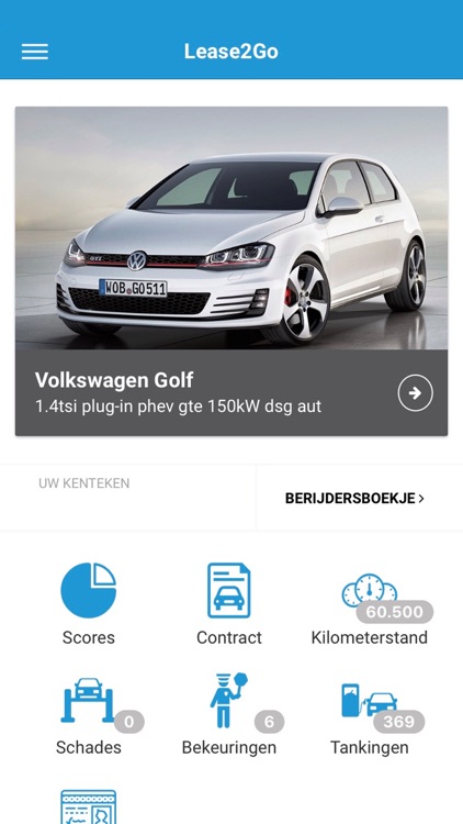 Lease2Go berijdersapp