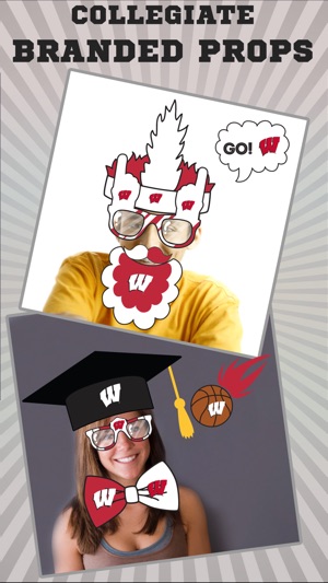 Wisconsin Badgers PLUS Selfie Stickers(圖2)-速報App