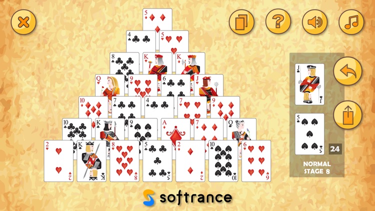 Pyramid Solitaire SP