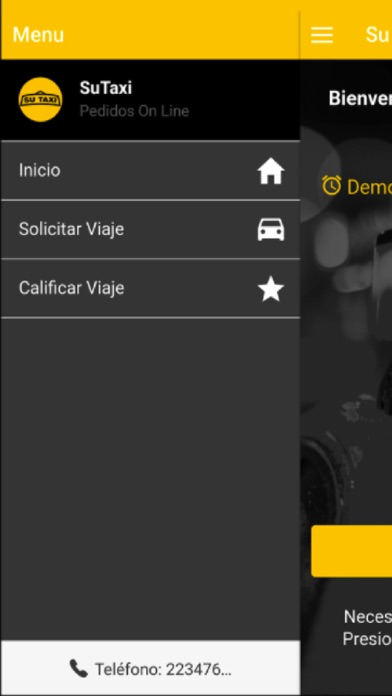 SuTaxi - Taxi Mar del Plata screenshot 3