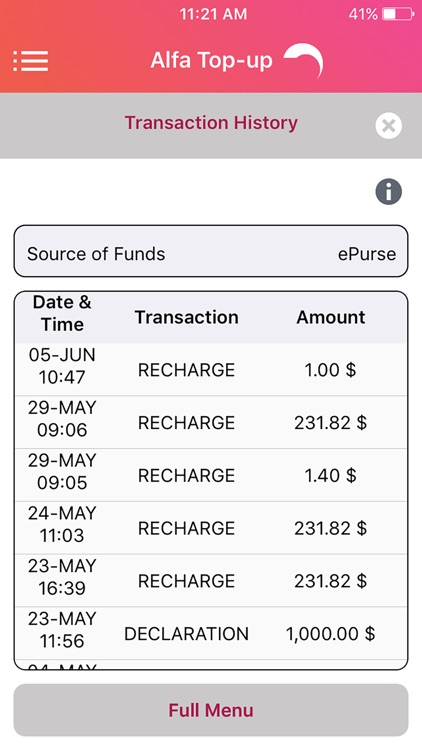 Alfa Top-up screenshot-3