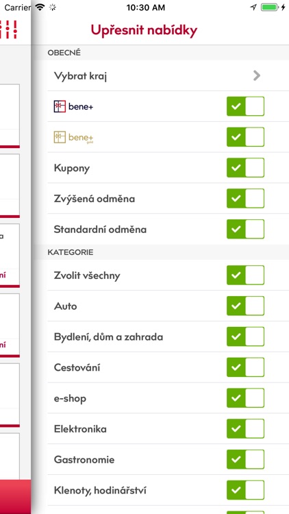 bene+ odměny a slevy screenshot-3