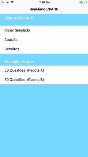 Simulado CPA 10 ANBIMA Offline