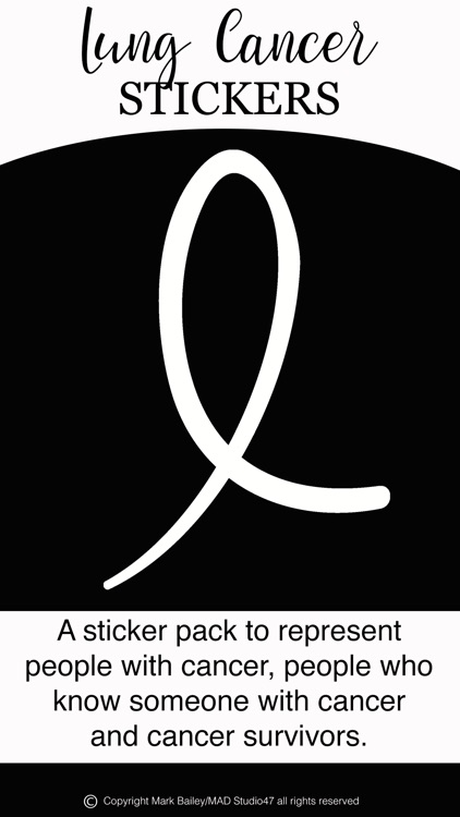 Lung Cancer Stickers