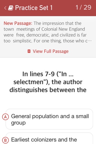 SAT Reading Practice Tests screenshot 2