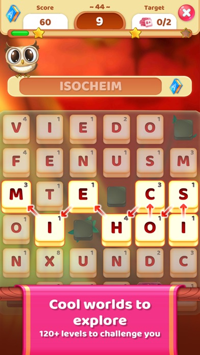 Owls and Vowels: Word Game screenshot 4