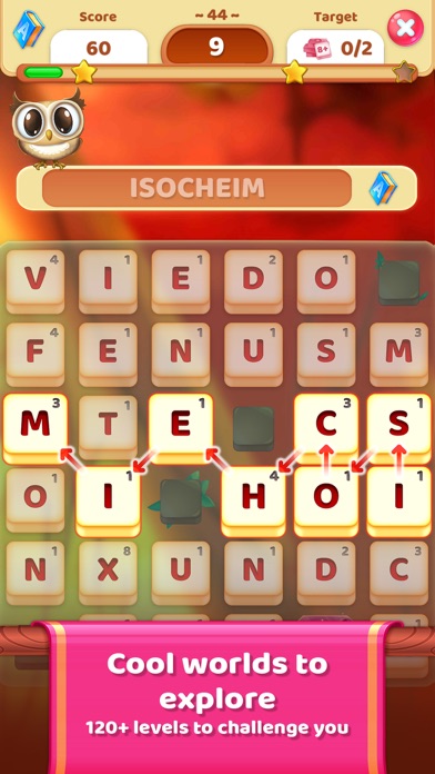 Owls and Vowels: Word Game Screenshot 4