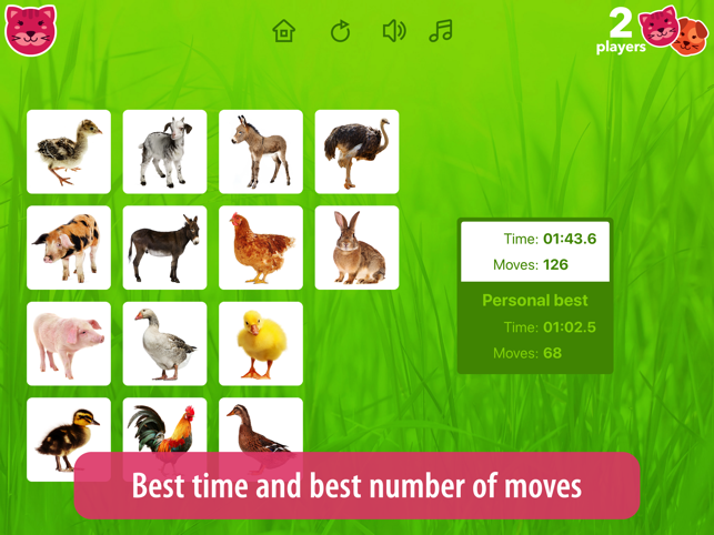 ‎Farm Pairs - Match Animals Screenshot