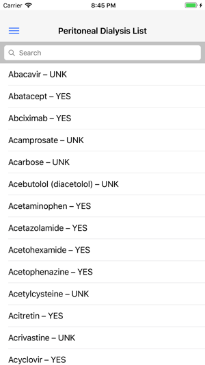 Dialysis Drug List(圖3)-速報App