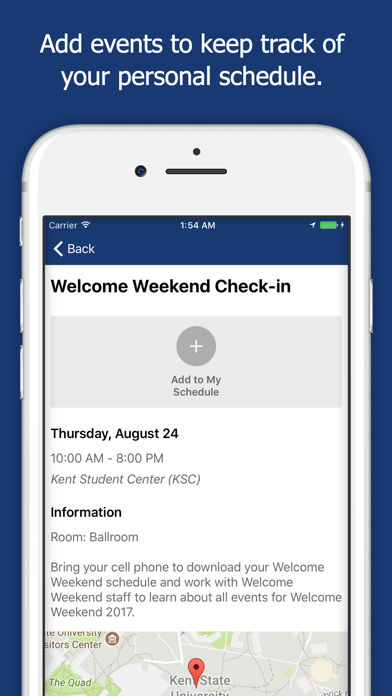 How to cancel & delete Kent State Welcome Weekend from iphone & ipad 3