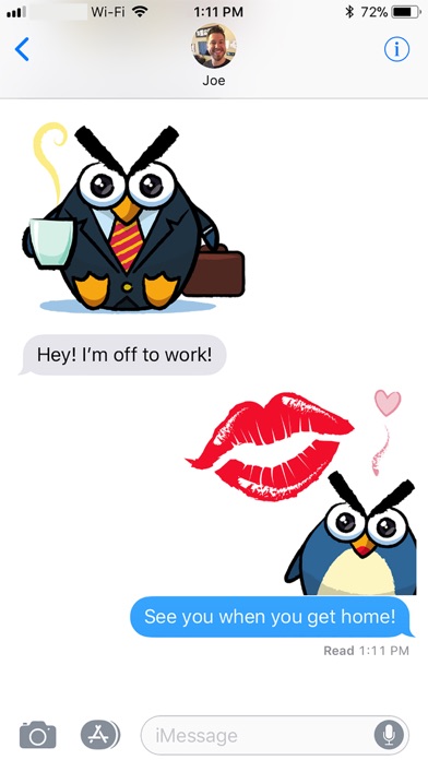 Grumply - Penguin Stickers screenshot 4