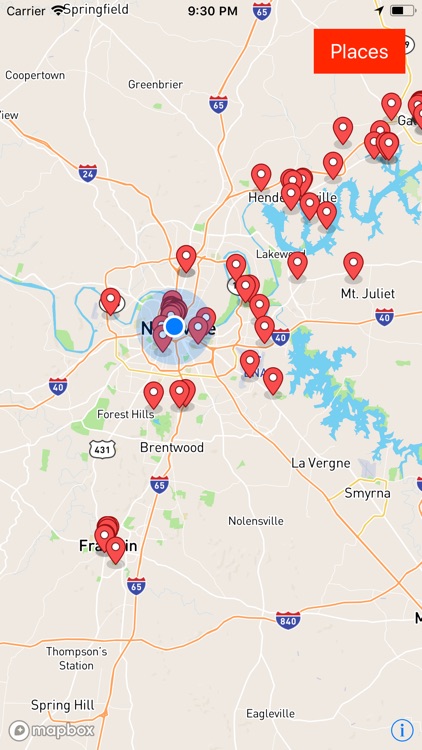 Nashville Ghost Map