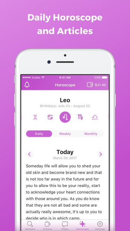 Zodiac Touch - psychic reading screenshot-4