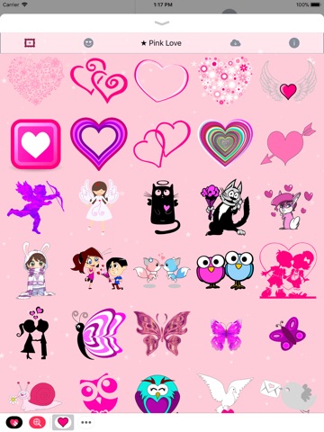 Pink Love • Emoji and stickers screenshot 4