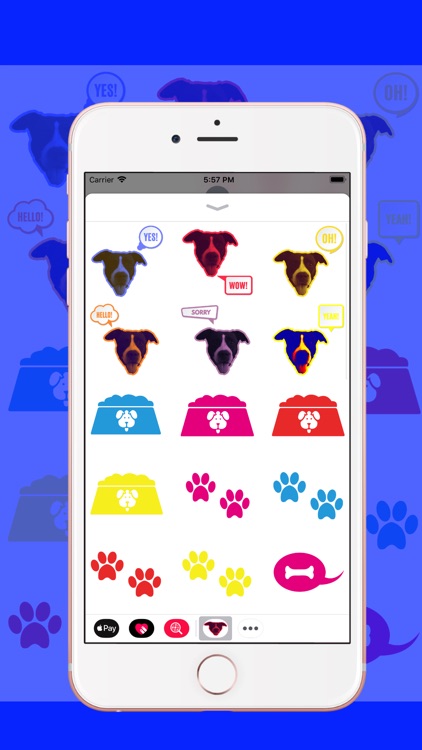 Staffy Terrier Emoji screenshot-3