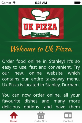 Uk Pizza Stanley screenshot 2