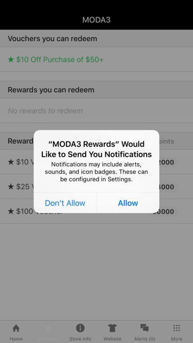 MODA3 Rewards screenshot 2