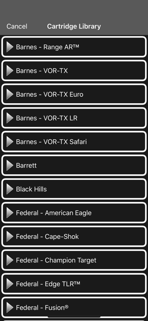 Vortex Ballistics Chart