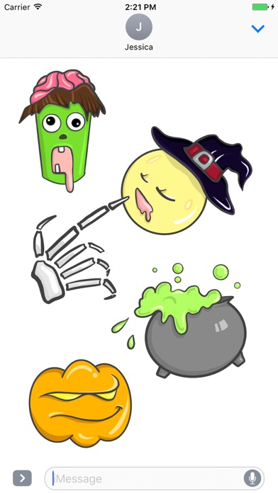 Super-Cute Halloween Stickers screenshot 3