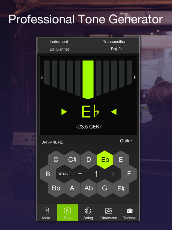 C tuner  クロマチックチューナーとメトロノームのおすすめ画像3