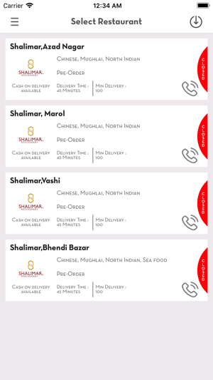 Shalimar Restaurants(圖3)-速報App