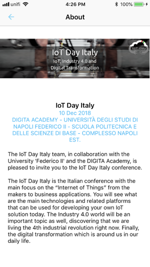 IoT Day Italy(圖3)-速報App