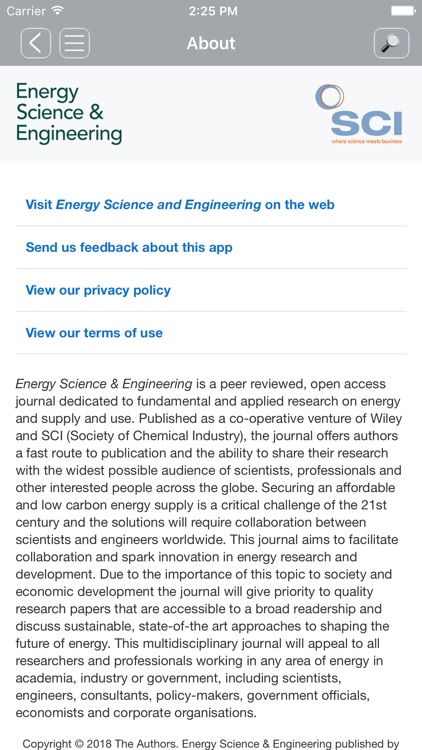 Energy Science and Engineering