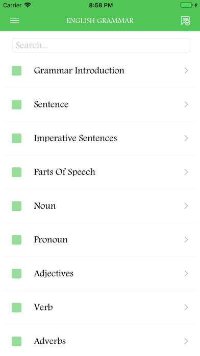 How to cancel & delete Simple English Grammar from iphone & ipad 1