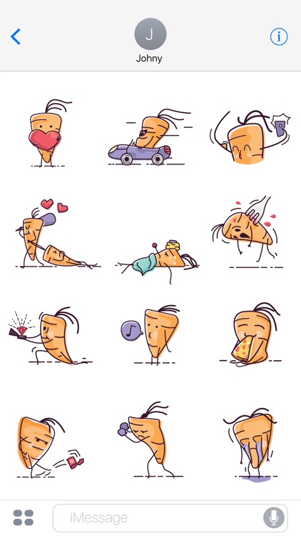 Juicy Carrot Stickers