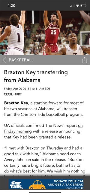 TideSports.com Alabama Sports(圖6)-速報App