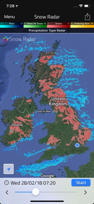 UK Snow Radar