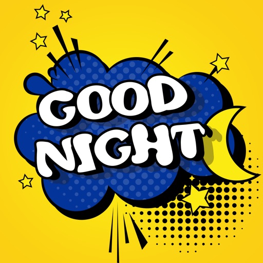 Good Night Stickers!! iOS App