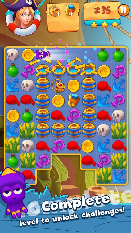 Pirate Crush - Match 3 Games screenshot-3