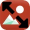 Photo Resizer app let you to resize images to the exact pixels or proportion you specified